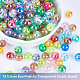 Arricraft environ 750 pièces 15 couleurs perles rondes acryliques transparentes MACR-AR0001-06-4