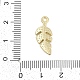 Подвески из сплава с микропаве из стразов FIND-K020-01G-3