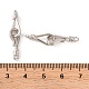 Латуни крюка и S-крючок застежки KK-U016-03P-4