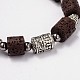 Lava Rock Beaded Bracelets BJEW-D325-15-2