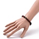 Wooden & Non-magnetic Synthetic Hematite Beaded Bracelet Sets BJEW-JB09063-5