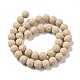 Brins de perles de pierre de lave naturelle G-L435-03-8mm-17-2