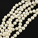 Pearl Beaded Two Tiered Necklaces NJEW-Q282-16-3