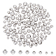 UNICRAFTALE 400pcs 4 Sizes 3mm/4mm/5mm/6mm Round Spacer Beads 304 Stainless Steel Loose Beads Small Hole Spacer Beads Smooth Surface Beads Finding for DIY Jewelry Making STAS-UN0004-96P-1