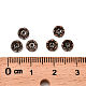 Messing Strass Zwischen perlen&nbsp;RB-A014-L5mm-01R-NF-2