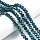 Electroplate Glass Beads Strands EGLA-A034-T10mm-B25-1