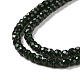 Synthetic Green Goldstone Beads Strands G-H280-06-4