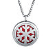 304 Stainless Steel Diffuser Locket Pendant Necklaces STAS-S061-N131-1