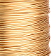 銅製ワイヤー  ラウンド  鉛フリー＆ニッケルフリー＆カドミウムフリー  スプールで  14KGP本金メッキ  24ゲージ  0.5mm  約459.32フィート（140m）/ロール CWIR-N002-03-3