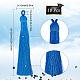 Sunnyclue 1 boîte de 10 pompons bleus en vrac faits à la main en nylon FIND-SC0003-38C-2