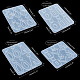 Olycraft 334pcs stampi per colata di gioielli stampi in resina per ciondoli in silicone con fori per appendere stampi in silicone per fai da te DIY-OC0002-49-4