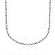 Unisex 316L Surgical Stainless Steel Cable Chain Necklaces NJEW-BB02011-20-1