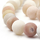 Chapelets de perles en agate multicolore naturelle teinte G-T106-050-2