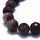 Perles de tourmaline fleurs de prunier naturel brins G-G927-22B-3