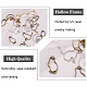 OLYCRAFT 36pcs Cat Theme Open Bezel Charms 4-Style & 3-Color Alloy Frame Pendants Hollow Resin Frames with Loop for Resin Jewelry Making PALLOY-OC0001-17-FF-8