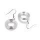 304 Stainless Steel Dangle Earrings EJEW-F234-11P-2