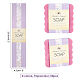 Pandahall elite 60 pcs 6 couleurs cartes d'affichage en carton de savon fait à la main AJEW-PH0001-56-2