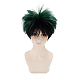 Короткие зеленые и черные аниме косплей парики OHAR-I015-04-3