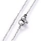 304 Stainless Steel Pendant Necklaces NJEW-H491-03-4