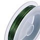 Benecreat ジュエリー製作用丸銅線  濃い緑  20ゲージ  0.8mm  約10m /ロール CWIR-BC0009-0.8mm-13-2