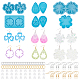Fingerinspire set per la creazione di orecchini di gioielli fai da te DIY-FG0002-89-1
