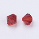 Abalorios de cristal austriaco de imitación SWAR-F022-3x3mm-208-3