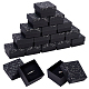 SUPERFINDINGS 24pcs Cardboard Jewelry Boxes 5.3x5.3cm Hot Stamping Jewelry Cardboard Boxes with Sponge Constellation Pattern Gift Packaging Boxes for Rings Pendants Earrings Necklaces CON-FH0001-50-1