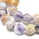 Natürliche lila Jade Perlen Stränge X-G-F674-01-4mm-3