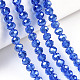 Electroplate Glass Beads Strands EGLA-A034-T1mm-A32-4