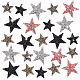 Pandahall elite 24pcs 6 strass étoile de style hotfix DIY-PH0010-49-1