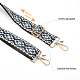 Adjustable Jacquard Weave Nylon Wide Bag Strap FIND-WH0133-16C-5