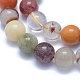 Chapelets de perles en quartz de rutile naturel G-L552H-05C-2