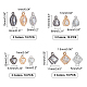 SUPERFINDINGS Alloy Charms ZIRC-FH0001-03-2