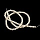 Kunsttürkisfarbenen Perlen Stränge X-TURQ-G106-4mm-02Q-3