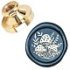 Wax Seal Brass Stamp Head AJEW-WH0209-560-1