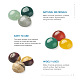Fashewelry 30pcs 15 cabochons de pierres précieuses naturelles et synthétiques de style G-FW0001-12B-4