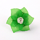 Flor de acrílico anillos ajustables RJEW-JR00078-3