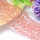 Faceted Polyhedron Imitation Austrian Crystal Bead Strands G-M183-6mm-30A-1