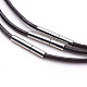 Rindslederband Halskette Herstellung MAK-G003-04A-2