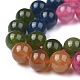 Natural Mixed Gemstone Imitation Tourmaline Beads Strands G-O183-08-10mm-2