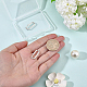 2 pz. 925 fermagli per anelli a molla in argento sterling&nbsp;STER-WR0001-08-3