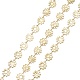 Звенья цепи из золотой латуни ручной работы CHC-K011-05G-3