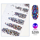Accesorios de decoración de uñas de cristal rhinestone MRMJ-S012-017I-1