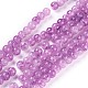 Spray Painted Glass Beads Strands GLAA-A038-A-53-1