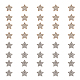 スーパーファインディング 40 個 2 色スターラインストーン縫製ボタン合金クリスタルシャンクボタンヒラタ服に縫うボタン装飾衣料品ジュエリーメイキング diy 装飾穴 1.8 ミリメートル BUTT-FH0001-005-1
