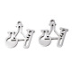 201 Stainless Steel Charms STAS-Q240-042P-1