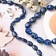 Chapelets de perles en lapis-lazuli naturel G-K311-14-5
