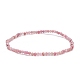 Bracelet extensible en perles de tourmaline naturelle BJEW-JB08484-01-1