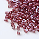 Transparent Lustered Two Cut Glass Seed Beads SEED-Q022-002-1