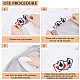 FINGERINSPIRE 10 Style Dice Poker Ace Clothes Patch Iron on Embroidered Applique Roll of Dice Embroidered Applique Playing Card Gaming Applique Patches for Jeans Hats Bags Jackets Shirts Clothing DIY PATC-FG0001-38-4